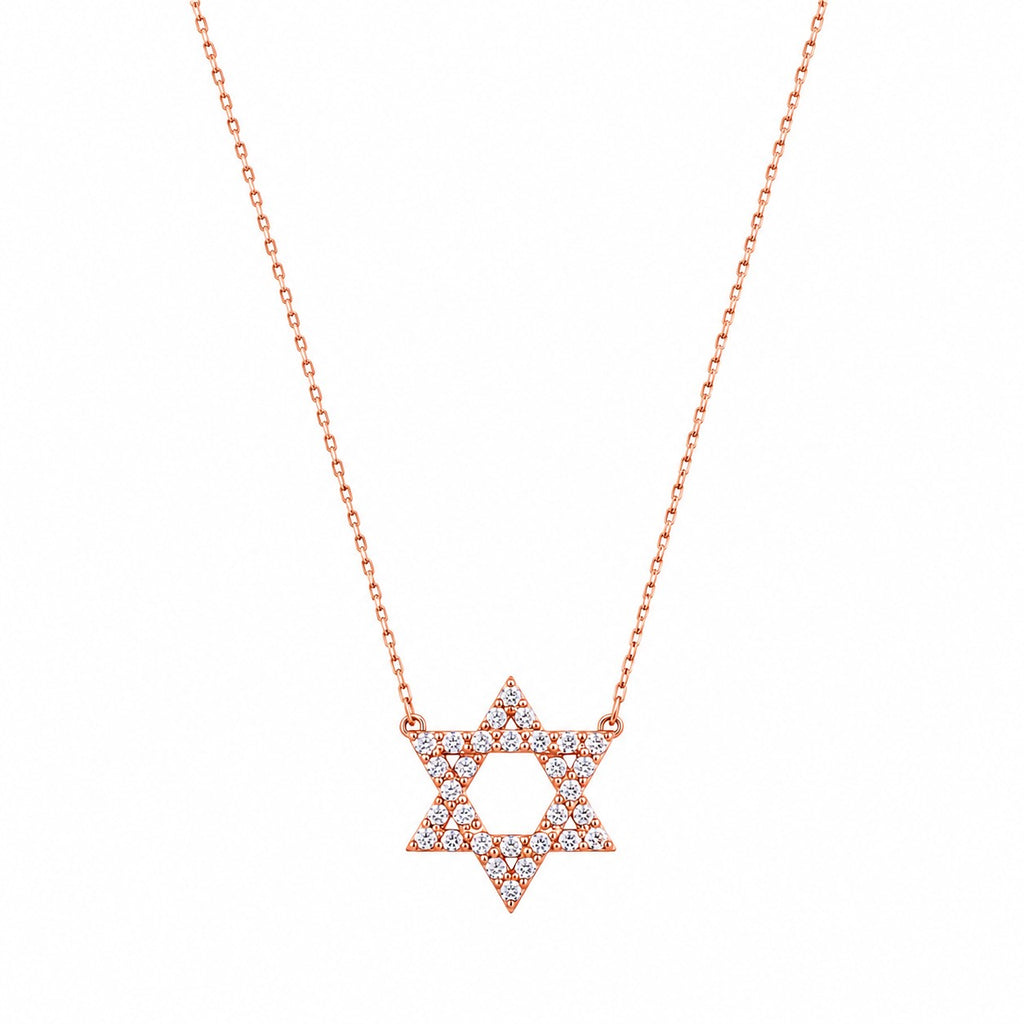 Radiant Star of David Necklace
