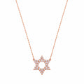 Radiant Star of David Necklace