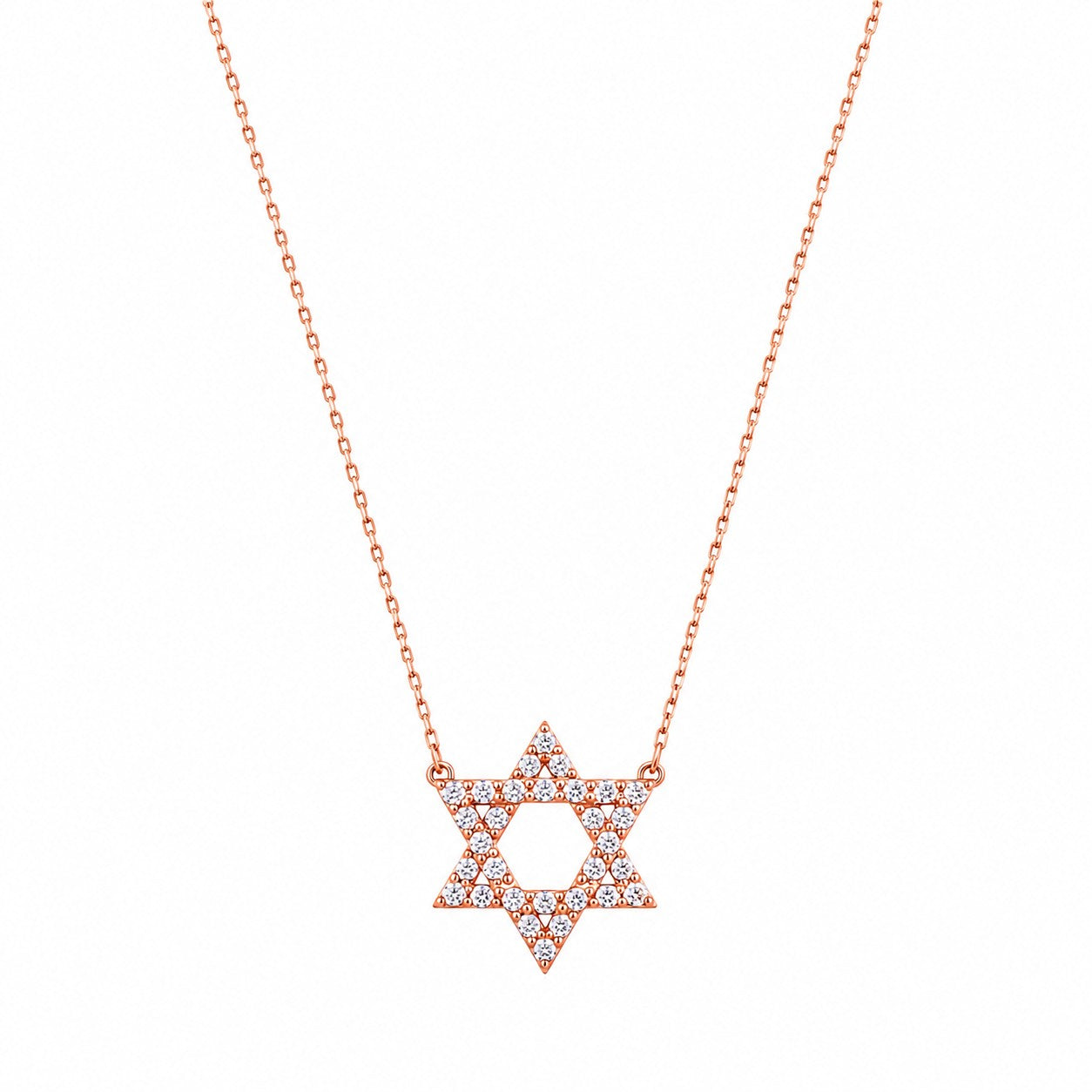 Radiant Star of David Necklace