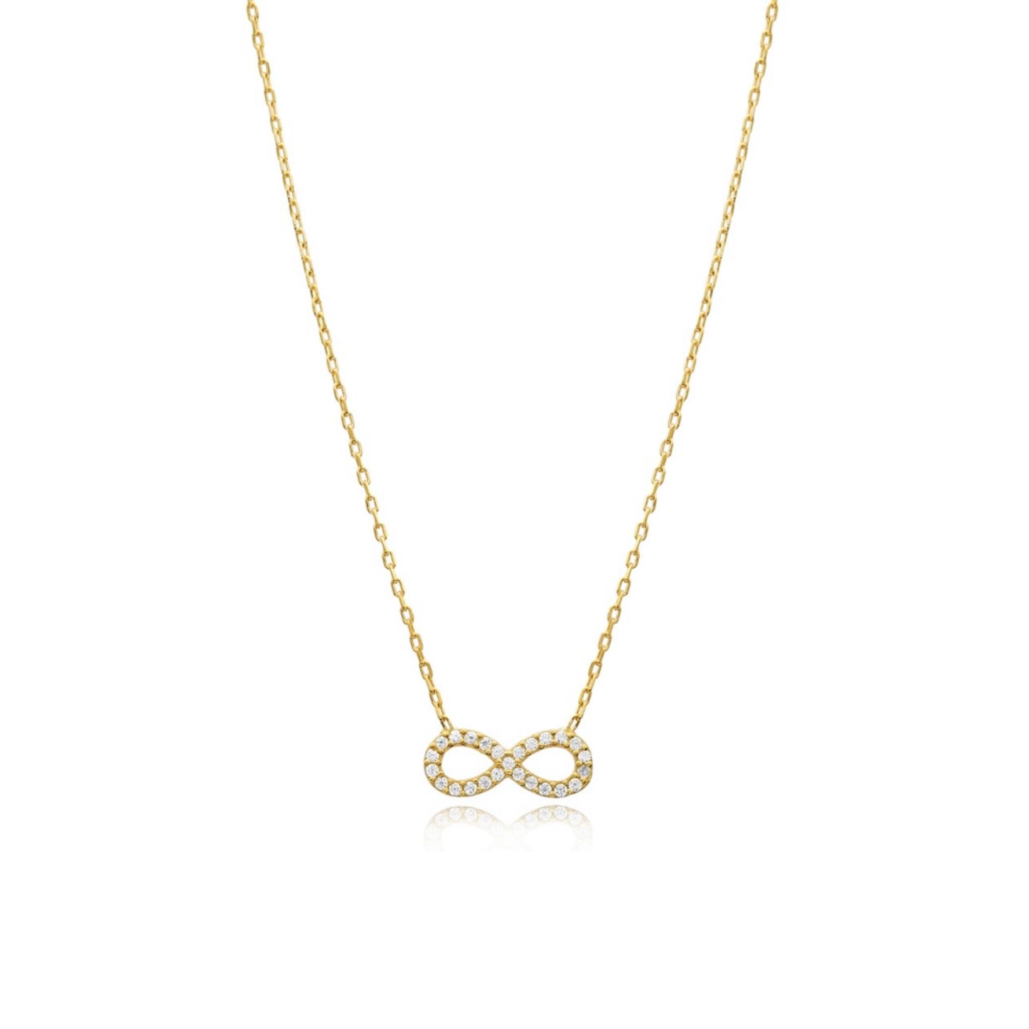 Sparkling Infinity Necklace