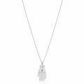 Textured Evil Eye Hamsa Necklace