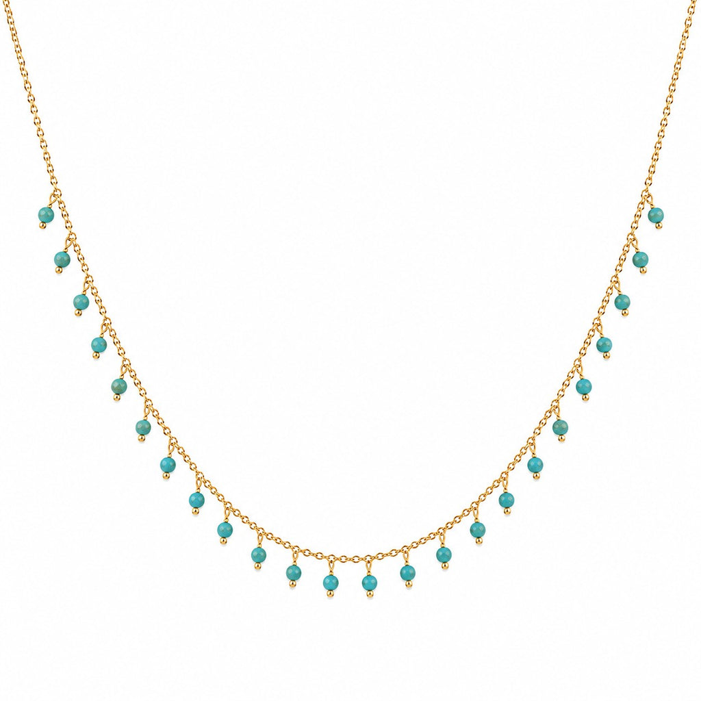 Turquoise Single Drop Necklace