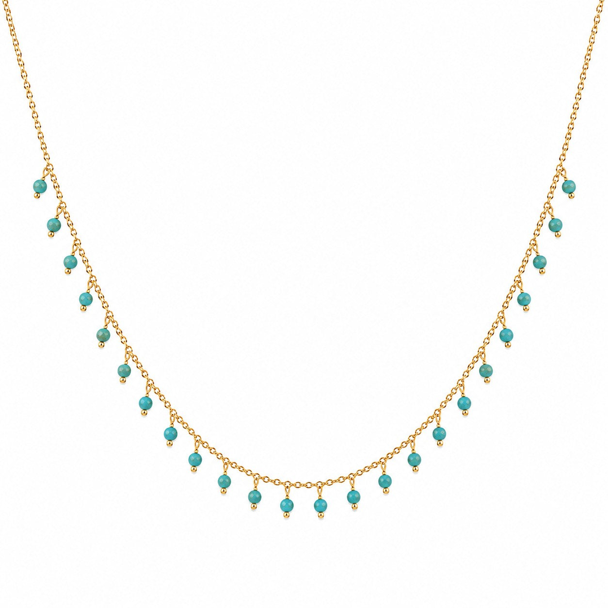Turquoise Single Drop Necklace