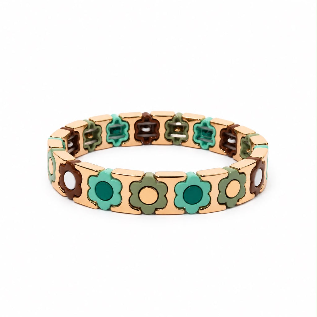 Jade Daisy Bracelet