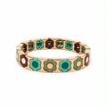Jade Daisy Bracelet