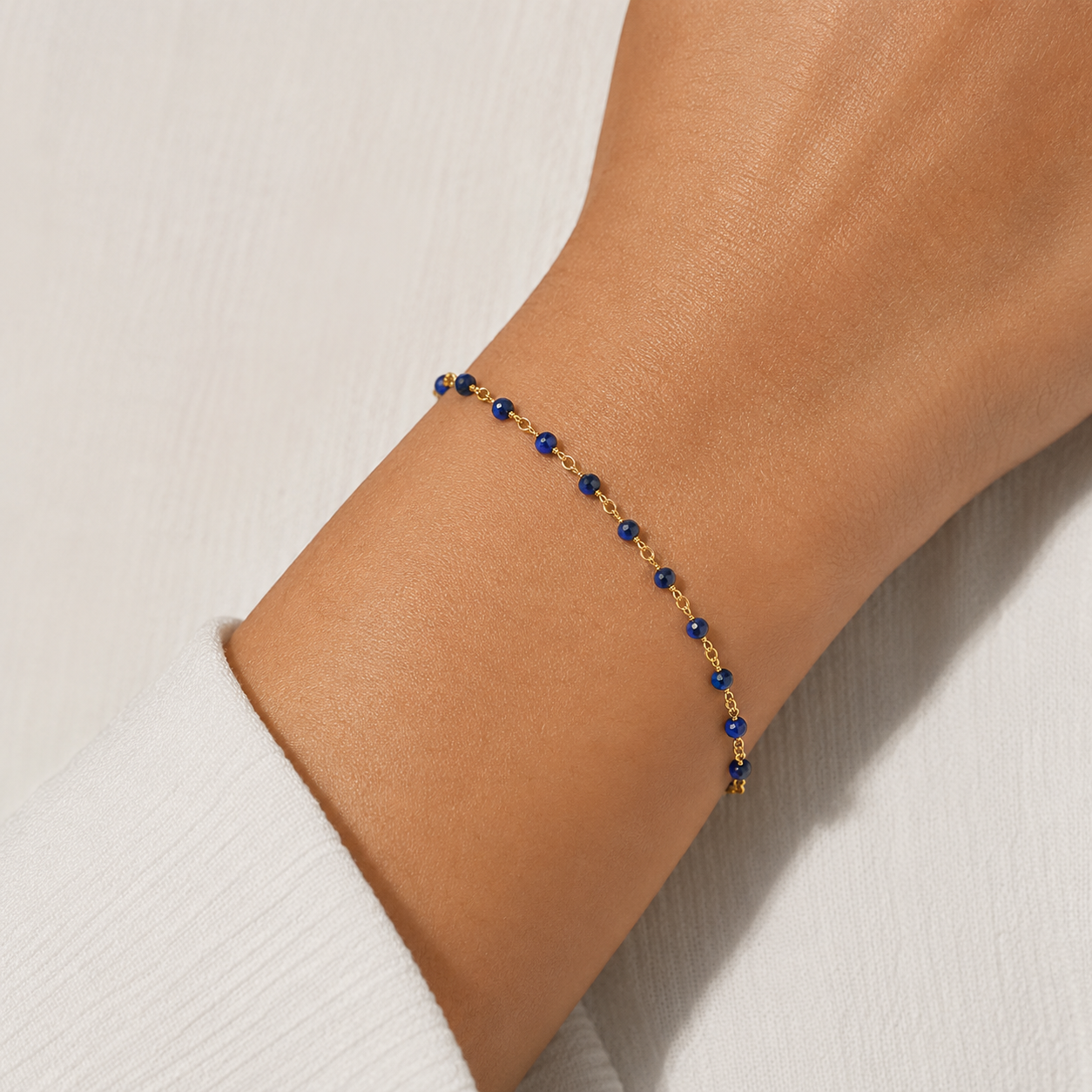 Midnight Blue Agate Bracelet