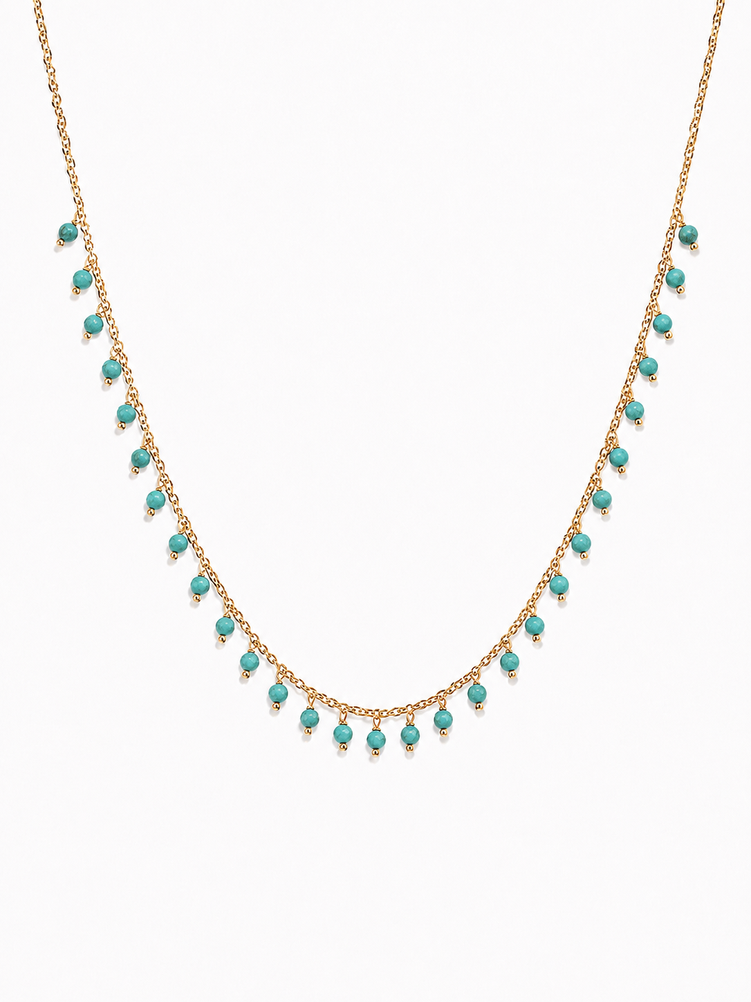 Turquoise Single Drop Necklace