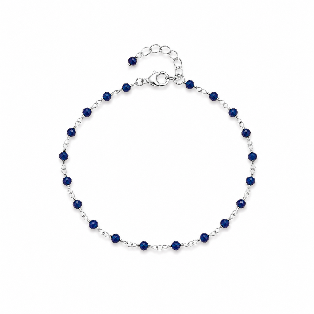 Midnight Blue Agate Bracelet