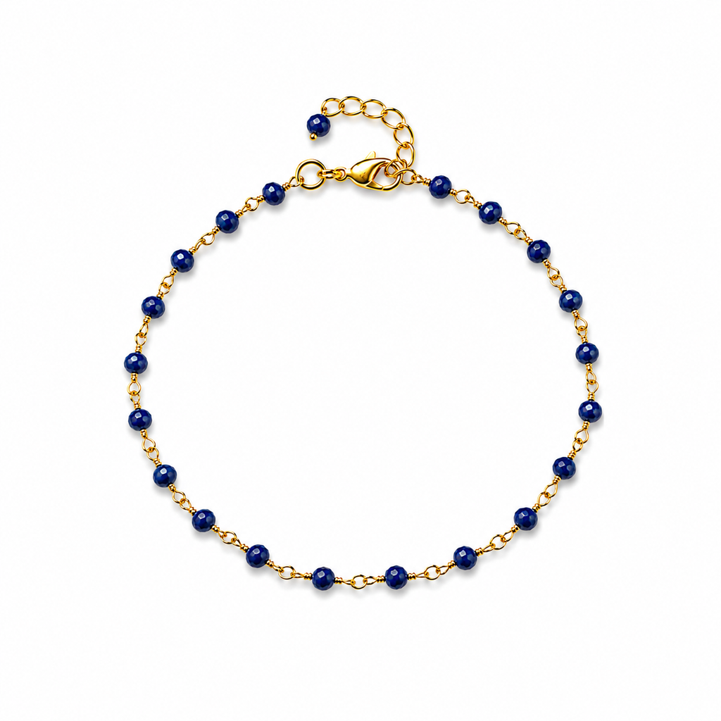 Midnight Blue Agate Bracelet