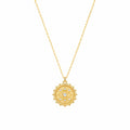 Evil Eye Medallion Necklace