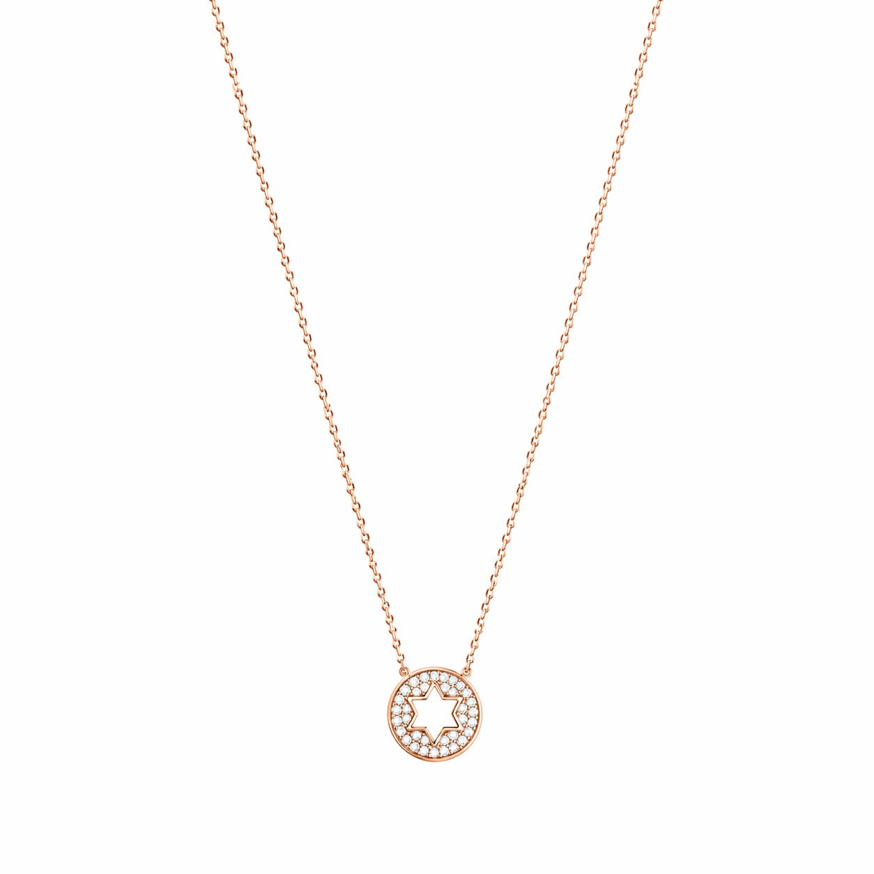 Pavé Star of David Necklace