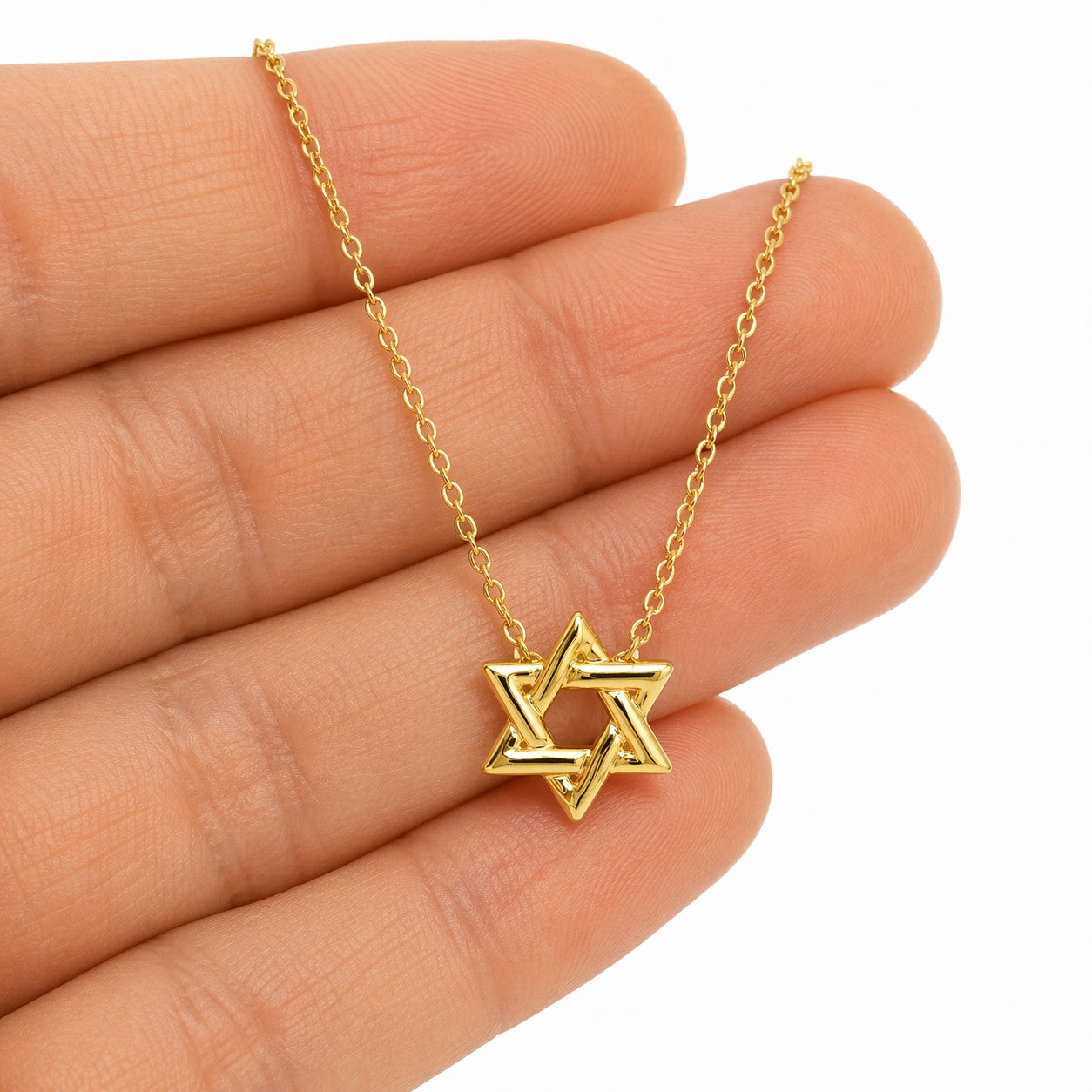 Tiny Classic Star of David Necklace