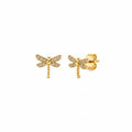 Shimmering Dragonfly Earrings