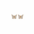Sparkling Butterfly Earrings