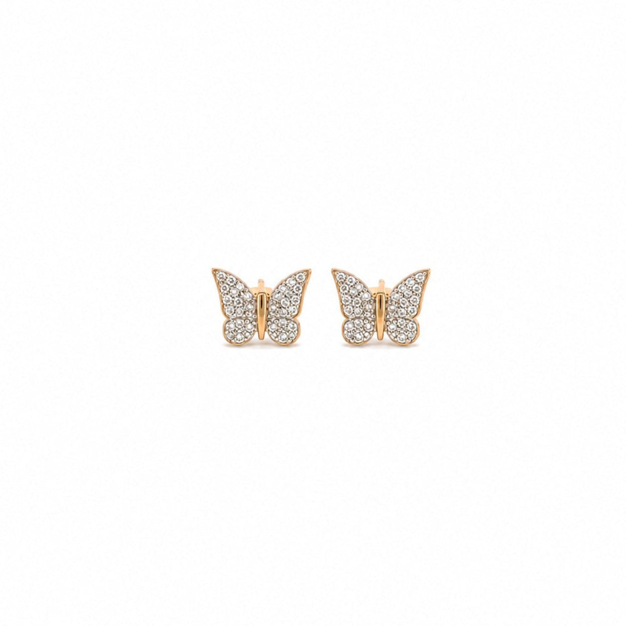 Sparkling Butterfly Earrings