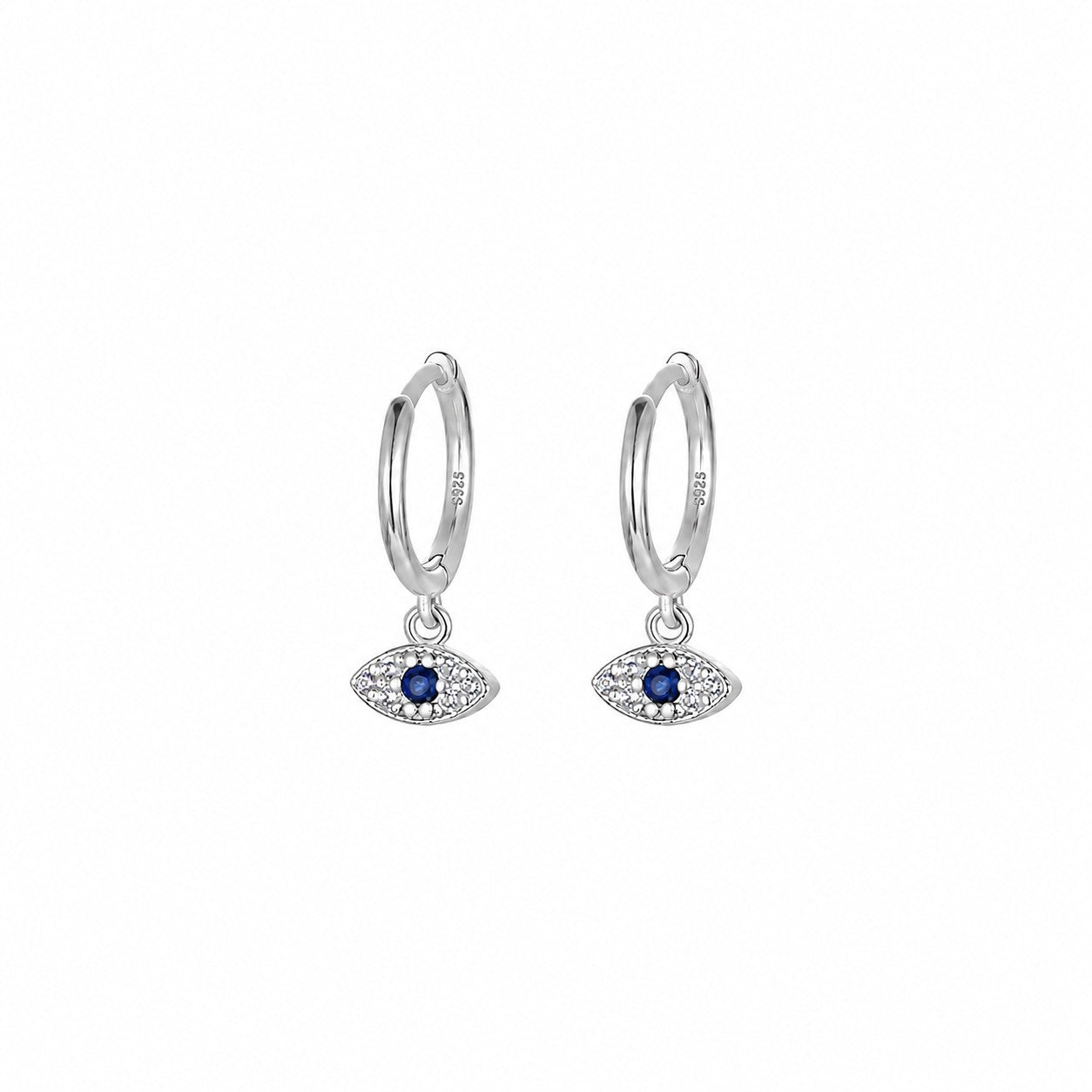 Evil Eye Hoop Earrings
