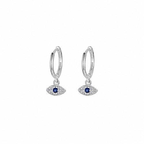 Evil Eye Hoop Earrings