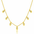Gold Hamsa Charm Necklace