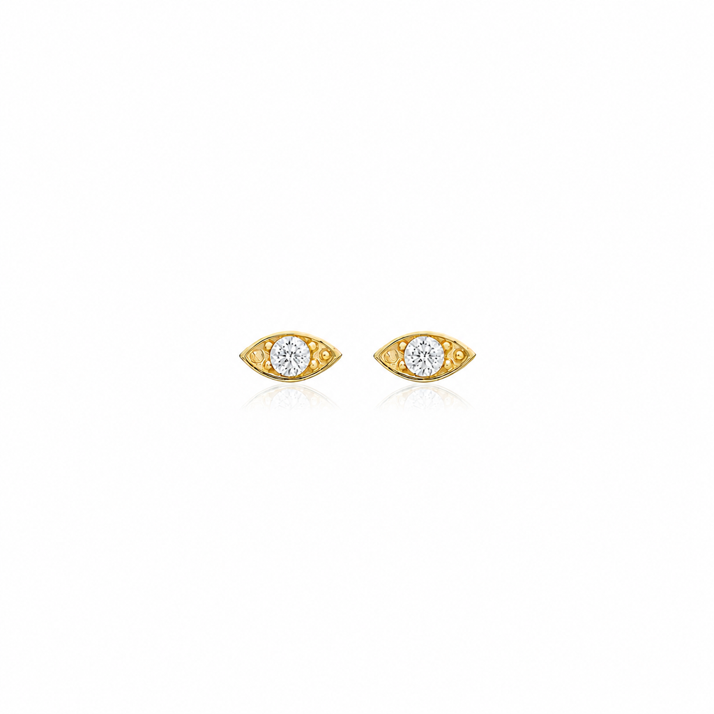 Tiny Evil Eye Studs