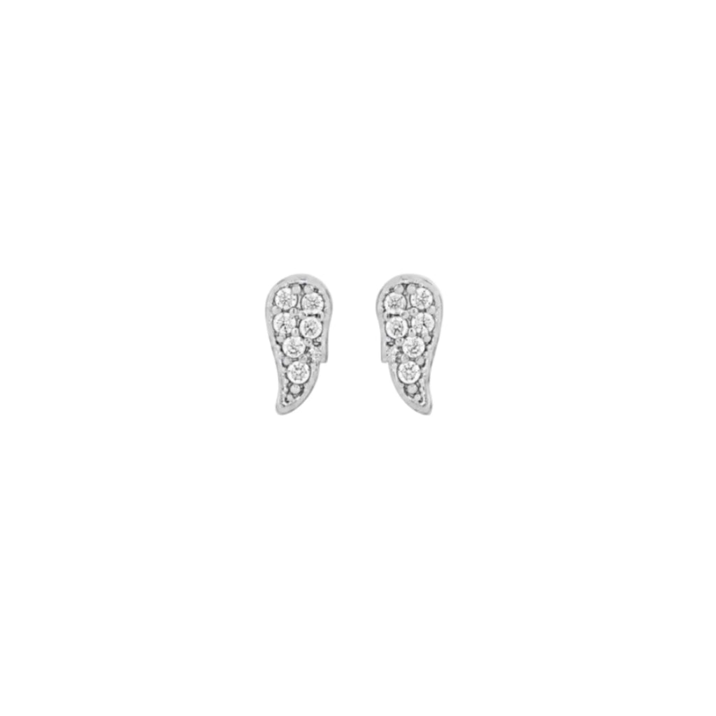 Tiny Angel Wing Studs