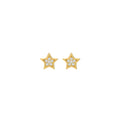 Glittering Star Stud Earrings