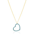 Turquoise Heart Necklace