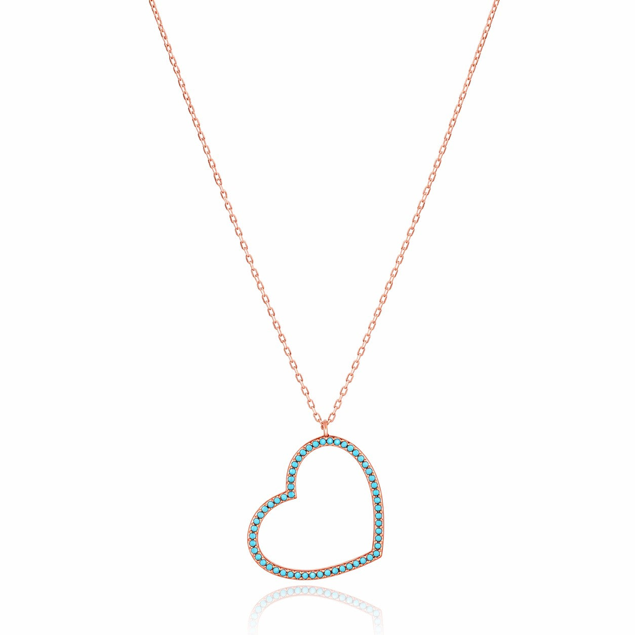 Turquoise Heart Necklace