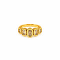 Gold Halo Ring