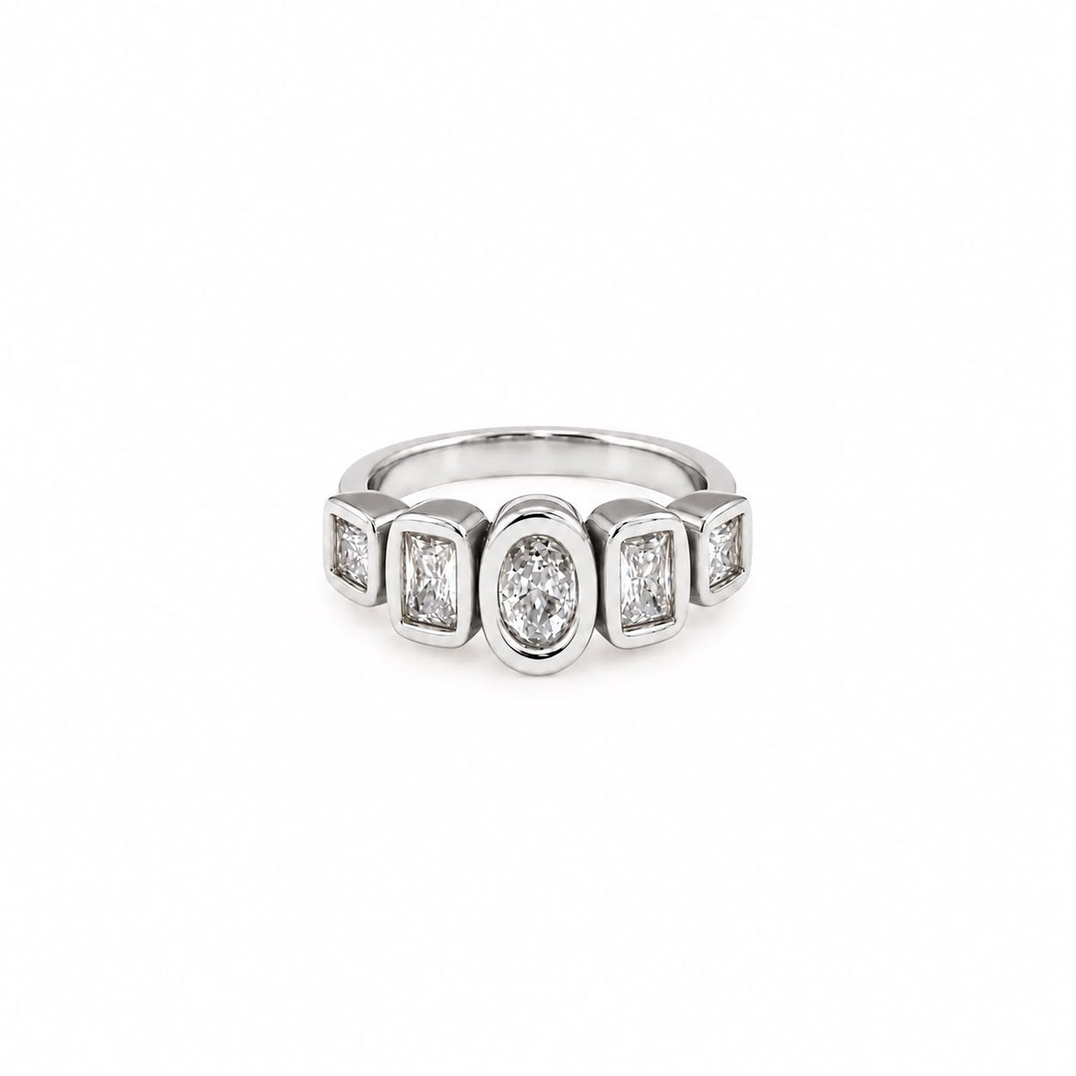 Silver Halo Ring