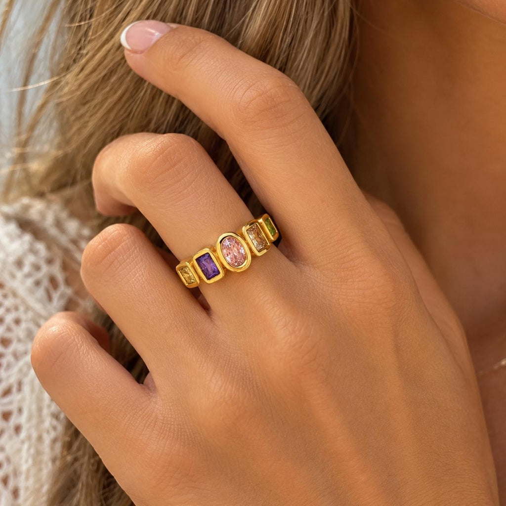 Blush Halo Ring