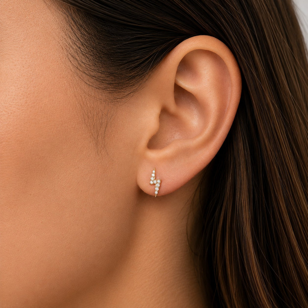 Lightning Bolt Studs
